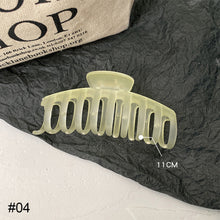 Load image into Gallery viewer, Mustard Green Hair Clip Mori Temperament Hair Clip Acrylic Plate Hair Hairpin Simple Hair Accessories