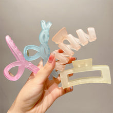 Load image into Gallery viewer, Candy Color Plate Hair Grab Clip Acrylic Hairpin Fashion Temperament Headdress Hair Clip Hair Accessories for Women