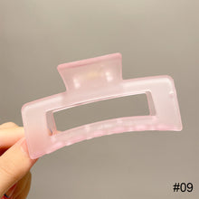 Load image into Gallery viewer, Candy Color Plate Hair Grab Clip Acrylic Hairpin Fashion Temperament Headdress Hair Clip Hair Accessories for Women