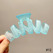 Load image into Gallery viewer, Candy Color Plate Hair Grab Clip Acrylic Hairpin Fashion Temperament Headdress Hair Clip Hair Accessories for Women