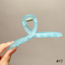 Load image into Gallery viewer, Candy Color Plate Hair Grab Clip Acrylic Hairpin Fashion Temperament Headdress Hair Clip Hair Accessories for Women