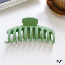 Load image into Gallery viewer, Green Hair Clip Hairpin Acrylic Simple Headgear Hair Clip Hairpin Temperament All-match Hair Accessories