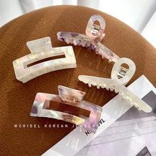 Load image into Gallery viewer, Acetate Grab Clip Hair Clip Mermaid Hair Grab Headdress Hair Clip Fashion All-match Hair Accessories