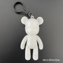 Load image into Gallery viewer, 6.5cm/8cm Fluid Bear Set Handmade DIY Graffiti Bearbrick Keychain Manual Parent-child Toys Fluid Painting Violent Bear