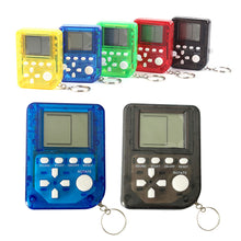 Load image into Gallery viewer, Mini Handheld Game Players Tetris Electronic Game Built-in 26 Games Tetris Video Game Handheld Game Keychain Kids Gifts