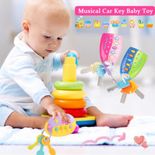 Load image into Gallery viewer, Baby Toy Musical Car Key Vocal Remote Car Voices Pretend Play Educational Toys For Children Newborn Music Toys