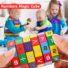 Load image into Gallery viewer, Children Mathematics Numbers Magic Cube Toy Puzzle Calculate Game Kids Learning Education Math Toy Montessori Toy