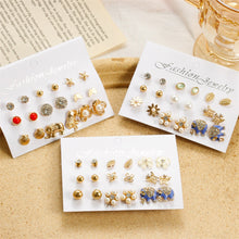 Load image into Gallery viewer, Creative Simple Stud Earrings Set Cute Elephant Pearl Earrings Fashion Temperament Earrings Jewelry Accessories