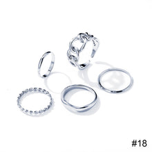Load image into Gallery viewer, Personalized Simple Ring Set Creative Joint Ring Stacking Ring Temperament Jewelry Accessories Gift