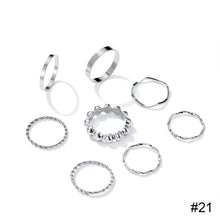 Load image into Gallery viewer, Personalized Simple Ring Set Creative Joint Ring Stacking Ring Temperament Jewelry Accessories Gift