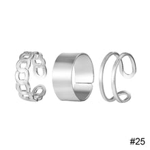 Load image into Gallery viewer, Personalized Simple Ring Set Creative Joint Ring Stacking Ring Temperament Jewelry Accessories Gift