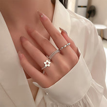Load image into Gallery viewer, Simple Pull Soft Chain Ring Niche Design Adjustable Ring Temperament All-match Jewelry Accessories
