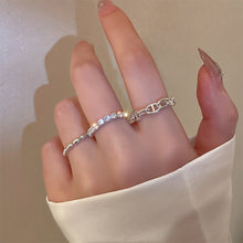 Load image into Gallery viewer, Simple Pull Soft Chain Ring Niche Design Adjustable Ring Temperament All-match Jewelry Accessories