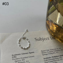 Load image into Gallery viewer, Simple Pull Soft Chain Ring Niche Design Adjustable Ring Temperament All-match Jewelry Accessories