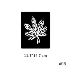 Load image into Gallery viewer, Three-layer Hollow Adhesive Tattoo Inkjet Template Decal Temporary Body Art Tattoo Template Sticker for Women Men