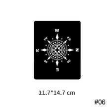 Load image into Gallery viewer, Three-layer Hollow Adhesive Tattoo Inkjet Template Decal Temporary Body Art Tattoo Template Sticker for Women Men