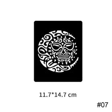 Load image into Gallery viewer, Three-layer Hollow Adhesive Tattoo Inkjet Template Decal Temporary Body Art Tattoo Template Sticker for Women Men