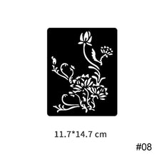 Load image into Gallery viewer, Three-layer Hollow Adhesive Tattoo Inkjet Template Decal Temporary Body Art Tattoo Template Sticker for Women Men