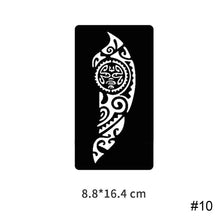 Load image into Gallery viewer, Three-layer Hollow Adhesive Tattoo Inkjet Template Decal Temporary Body Art Tattoo Template Sticker for Women Men