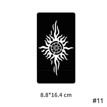 Load image into Gallery viewer, Three-layer Hollow Adhesive Tattoo Inkjet Template Decal Temporary Body Art Tattoo Template Sticker for Women Men
