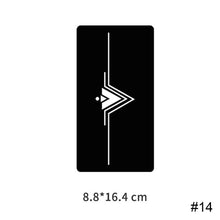 Load image into Gallery viewer, Three-layer Hollow Adhesive Tattoo Inkjet Template Decal Temporary Body Art Tattoo Template Sticker for Women Men