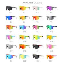 Load image into Gallery viewer, Large Frame Colorful Polarized Sunglasses Sports Sunglasses Outdoor UV Protection Sunglasses Cycling Sunglasses
