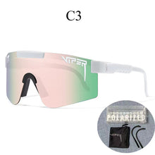Load image into Gallery viewer, Large Frame Colorful Polarized Sunglasses Sports Sunglasses Outdoor UV Protection Sunglasses Cycling Sunglasses