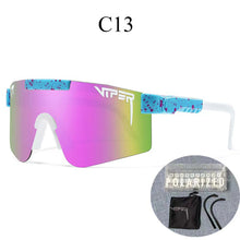 Load image into Gallery viewer, Large Frame Colorful Polarized Sunglasses Sports Sunglasses Outdoor UV Protection Sunglasses Cycling Sunglasses