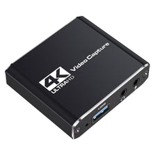 Load image into Gallery viewer, 4K Video Capture Card USB 3.0 USB2.0 HDMI-compatible Grabber Recorder for PS4 Game DVD Camcorder Camera Recording Live Streaming