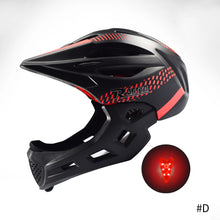 Load image into Gallery viewer, Full Face Detachable Multi-purpose Helmet Racing Bike Helmet Adjustable Kids Cycling Helmet MTB Road Mountain Bicycle Helmet