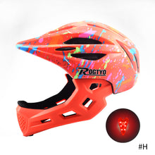 Load image into Gallery viewer, Full Face Detachable Multi-purpose Helmet Racing Bike Helmet Adjustable Kids Cycling Helmet MTB Road Mountain Bicycle Helmet
