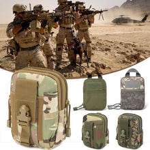 Load image into Gallery viewer, Tactical Molle Pouch Belt Waist Pack Bag Men Small Pocket Military Waist Pack Running Pouch Travel Camping Bags