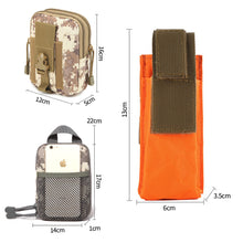 Load image into Gallery viewer, Tactical Molle Pouch Belt Waist Pack Bag Men Small Pocket Military Waist Pack Running Pouch Travel Camping Bags