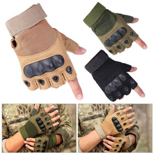 Load image into Gallery viewer, Outdoor Military Tactical Gloves Half Finger Men's Gloves Sports Shooting Hunting Airsoft Motorcycle Cycling Gloves