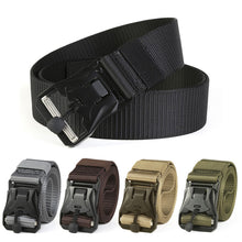 Load image into Gallery viewer, Tactical Belt Quick Release Magnetic Buckle Military Belt Soft Real Nylon Sports Accessories Belt For Men And Women