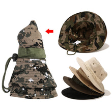 Load image into Gallery viewer, Men Camouflage Hat Tactical US Army Bucket Hats Military Panama Summer Cap Hunting Hiking Outdoor Camo Sun Caps
