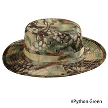 Load image into Gallery viewer, Men Hunting Hiking Outdoor Camo Sun Caps Camouflage Hat Tactical US Army Bucket Hats Military Panama Summer Cap