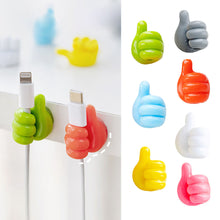 Load image into Gallery viewer, 10Pcs Thumb Hooks Multifunctional Clip Wire Organizer accessories Storage Holder Wall Hooks For Kitchen Bathroom