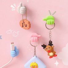 Load image into Gallery viewer, 10Pcs Thumb Hooks Multifunctional Clip Wire Organizer accessories Storage Holder Wall Hooks For Kitchen Bathroom