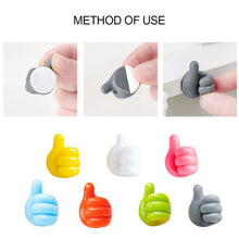 Load image into Gallery viewer, 10Pcs Thumb Hooks Multifunctional Clip Wire Organizer accessories Storage Holder Wall Hooks For Kitchen Bathroom