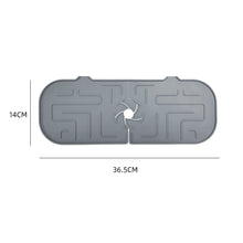 Load image into Gallery viewer, Silicone Faucet Mat Faucet Water Catcher Mat Kitchen Faucet Sink Splash Guard Sink Draining Pad Behind Faucet Drip Protector