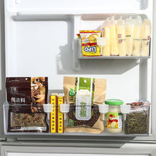 Load image into Gallery viewer, 10Pcs Fridge Space Allocator Fridge Organizer Refrigerator Drawer Partition Divider Storage Rack Adjustable Clapboard