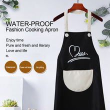 Load image into Gallery viewer, Kitchen Apron Household Oil-Proof Coffee Chef Hand Wipe Apron With Big Pocket Women Baking BBQ Accessories