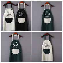 Load image into Gallery viewer, Kitchen Apron Household Oil-Proof Coffee Chef Hand Wipe Apron With Big Pocket Women Baking BBQ Accessories