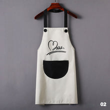 Load image into Gallery viewer, Kitchen Apron Household Oil-Proof Coffee Chef Hand Wipe Apron With Big Pocket Women Baking BBQ Accessories