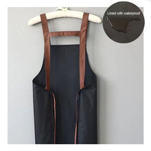 Load image into Gallery viewer, Kitchen Apron Household Oil-Proof Coffee Chef Hand Wipe Apron With Big Pocket Women Baking BBQ Accessories