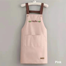 Load image into Gallery viewer, Kitchen Apron Household Oil-Proof Coffee Chef Hand Wipe Apron With Big Pocket Women Baking BBQ Accessories