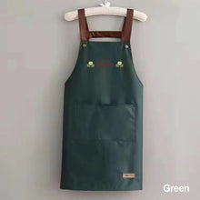Load image into Gallery viewer, Kitchen Apron Household Oil-Proof Coffee Chef Hand Wipe Apron With Big Pocket Women Baking BBQ Accessories