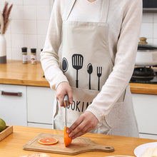 Load image into Gallery viewer, Waterproof Kitchen Apron Hand-wiping Oil-Proof Cooking Apron Chef Apron With Big Pocket Women Baking BBQ Accessories