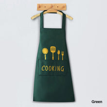 Load image into Gallery viewer, Waterproof Kitchen Apron Hand-wiping Oil-Proof Cooking Apron Chef Apron With Big Pocket Women Baking BBQ Accessories
